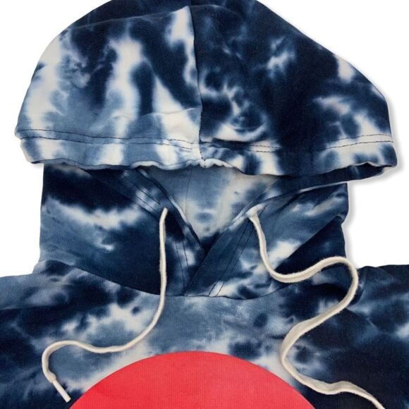 Pepsi Graphic Tie Dye Crop Hoodie - Picture 2 of 12